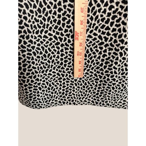Maggy London Sz 10 Cap Sleeve Dress Animal Print Preppy Professional Formal - Picture 7 of 9